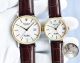 Replica Rolex Cellini Gold Dial Rose Gold Bezel Couple Leather Strap Watch (4)_th.jpg